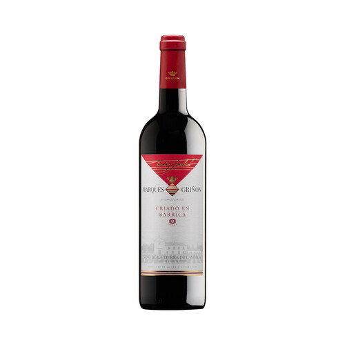 MARQUÉS DE GRIÑÓN  Vino tinto criado en barrica y con IGP Vino de la Tierra de Castilla botella de 75 cl.