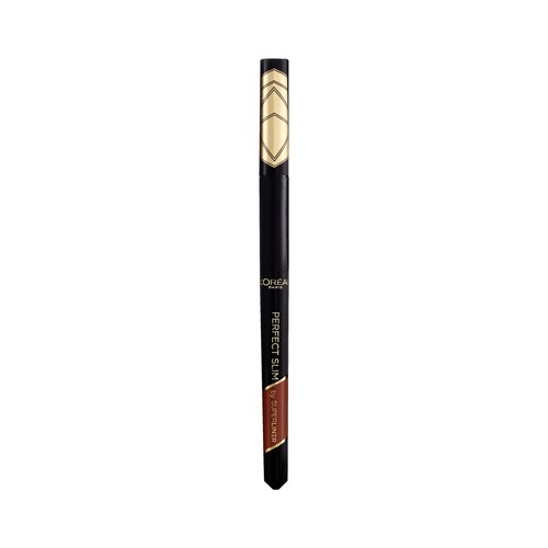 L´ORÉAL PARIS  Perfect slim Tono 03 marrón  Eyeliner líquido ultra preciso, resistente al agua y con acabado ultra preciso.