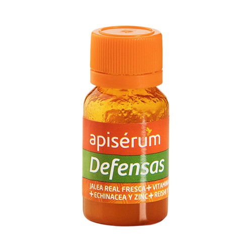 APISÉRUM Complemento alimenticio a base de jalea real vitaminada en cómodos viales APISÉRUM Defensas 18 uds.
