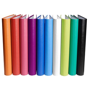 Imagen de Carpeta de 4 anillas de 30 mm, lomo de 40 mm redondeado, colores surtidos, EXACOMPTA.