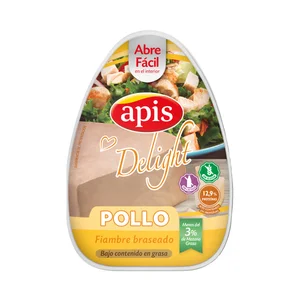 APIS Fiambre de pollo braseado 220 gr