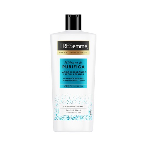 TRESEMMÉ Hidrata & purifica Acondicionador con arcilla blanca y ácido Hialurónico para cabellos grasos 685 ml.