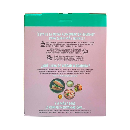 COCOSI Alimento semihúmedo para perro. Jugosos trocitos de pescado 100% fresco - 3kg.