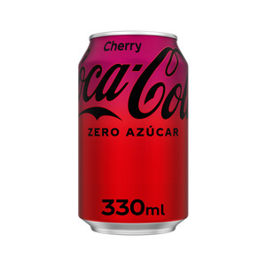 Imagen de COCA COLA Zero azúcar Refresco de cola cherry lata de 330ml