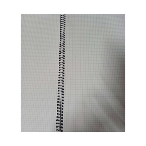 Cuaderno A4 cuadrícula de 4mm tapa blanda. 80 Hojas en papel de 60 gramos. Cuadrícula con margen, PRODUCTO ECONÓMICO ALCAMPO.