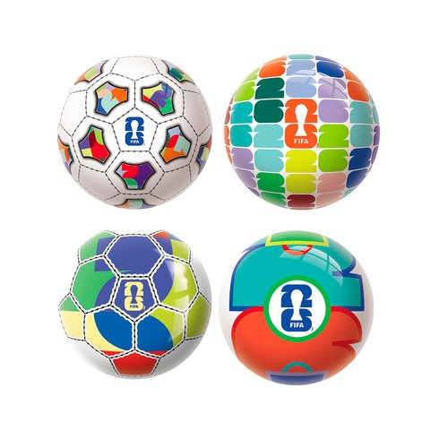 Mini balones de fútbol FIFA 2026, 130g. MONDO