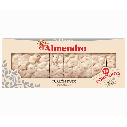 EL ALMENDRO Porciones turrón duro 400 g.