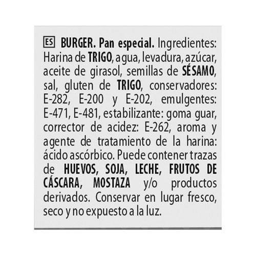 DULCESOL Pan burguer 200 g