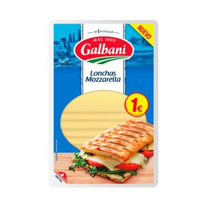 GALBANI Queso mozzarella en lonchas 75 g.