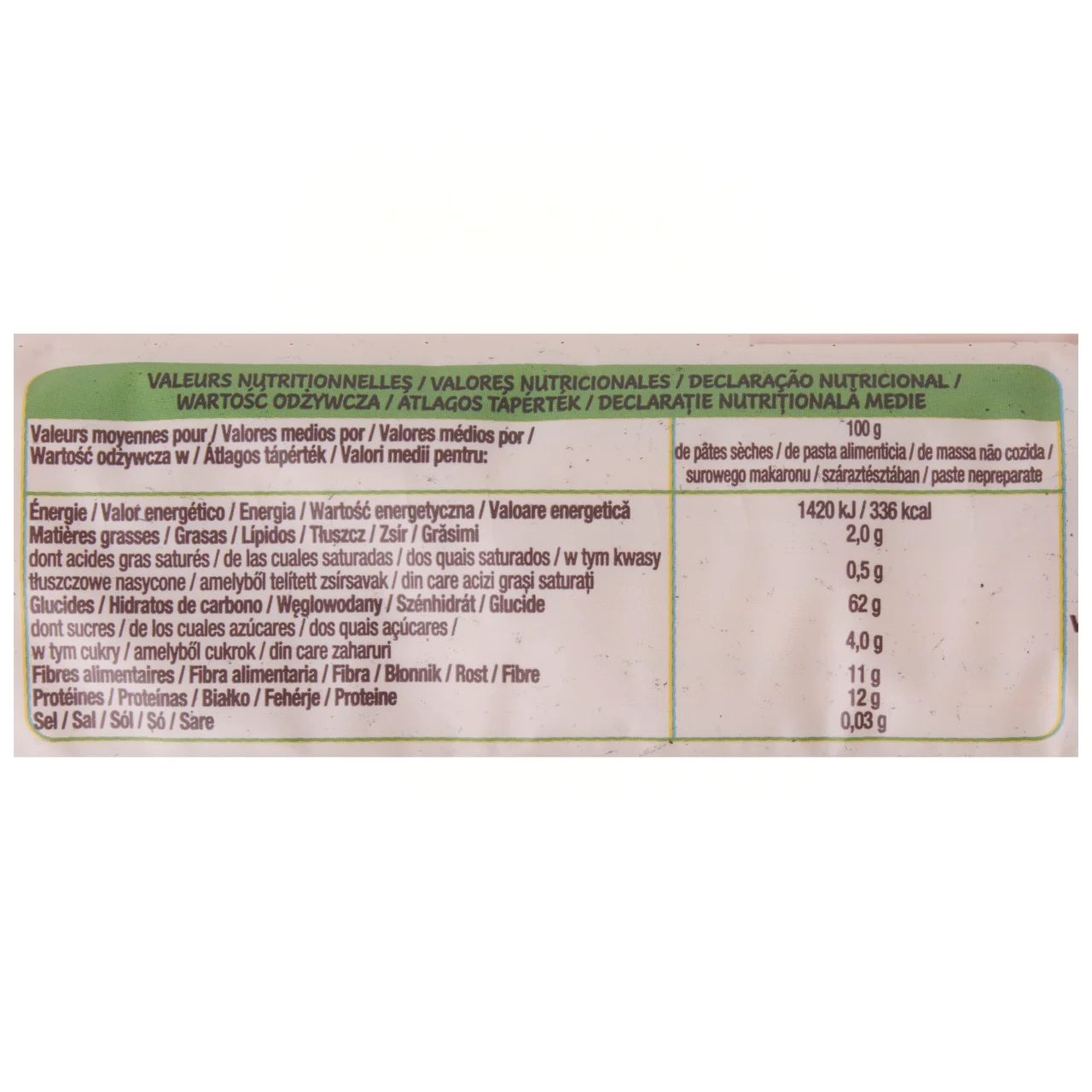 PRODUCTO ALCAMPO Bio Spaghetti de trigo integral ecológico 500 g.