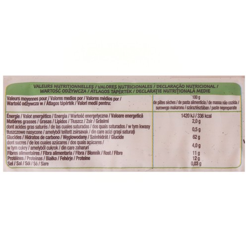 PRODUCTO ALCAMPO Bio Spaghetti de trigo integral ecológico 500 g.