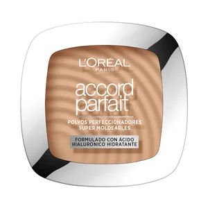 L´ORÉAL PARIS Accord parfait , tono 3 D Beige Dore Base de maquillaje en polvo hidratante con ácido Hialurónico.