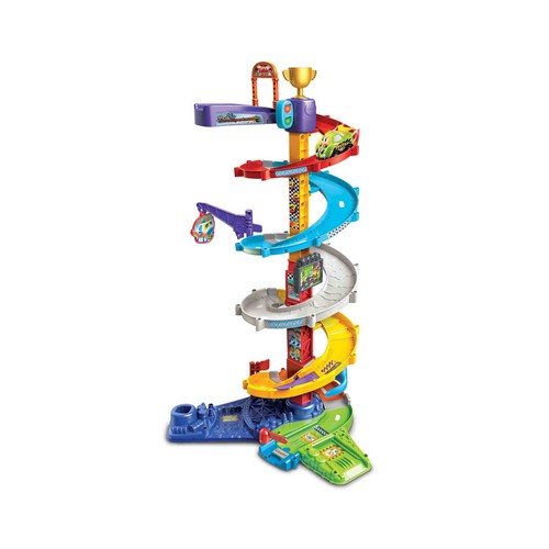 Torre supertornado Tut Tut Bólidos. Circuito y playset de juguete Incluye un coche VTech Baby. Edad recomendada desde 1-5 años