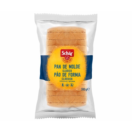 SCHÄR Pan de molde sin gluten SCHAR 300 g.