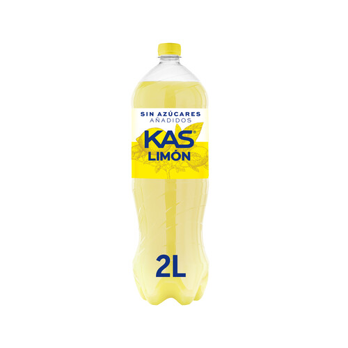KAS Refresco de limón sin azúcares añadidos botella de 2 l.