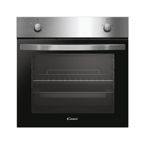 Horno convencional CANDY FIDCPX200, negro, capacidad 70L, clase energética A, A: 59,5cm, H: 59,5cm, F: 56,8cm.