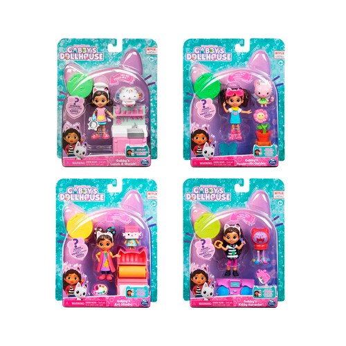 CASA DE MUÑECAS DE GABBY cativity pack surtido + 3 años.