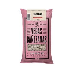 Vegas Bañezanas Categoría Extra Garbanzos  en Saco 1 Kg. 1000 G