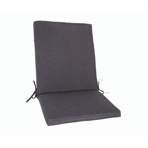 Cojín silla taupe 90X45X4,5cm, desenfundable y antimanchas, ANJOSA