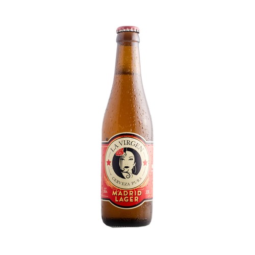 LA VIRGEN Cerveza Madrid Lager 33 cl.