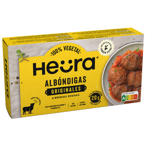 Imagen de HEÜRA Albóndigas vegetales congeladas a base de proteína de guisante 208 g.