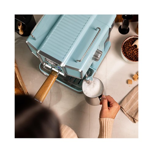 Cafetera espresso CECOTEC Express Power Espresso 20 Tradizionale Light Blue, 20bar, vaporizador, manómetro.