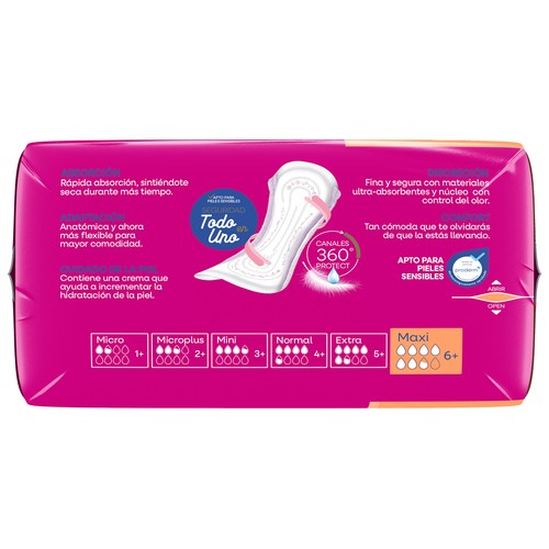 INDASEC Discreet Compresas incontinencia maxi para pérdidas de orina moderadas a severas 15 uds.