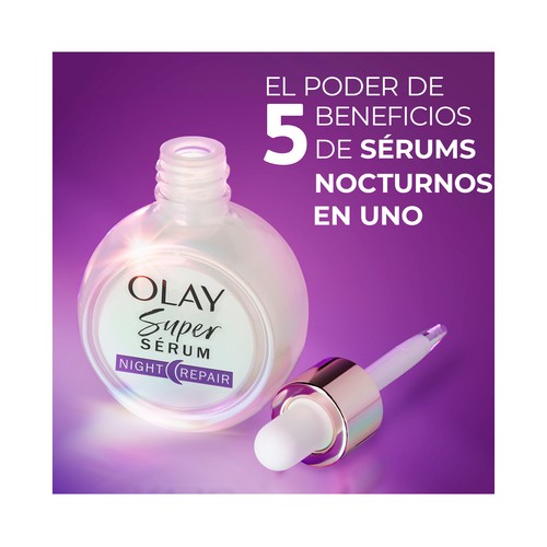 OLAY Super sérum sin perfume, reparador de noche 30 ml.