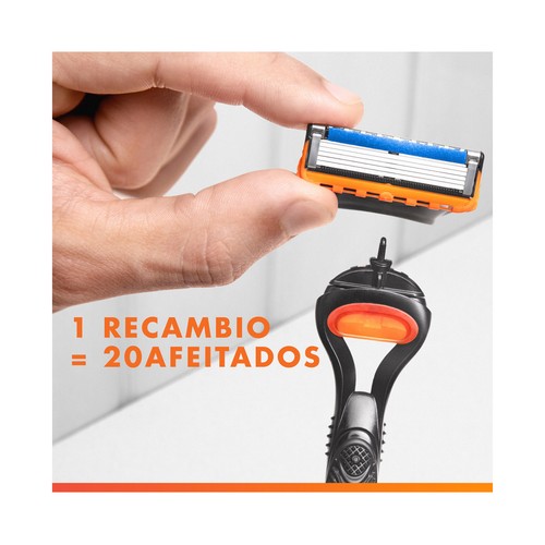 GILLETTE Fusion 5 Recambio de cuchillas de 5 hojas para maquinillas de afeitar 4 uds.