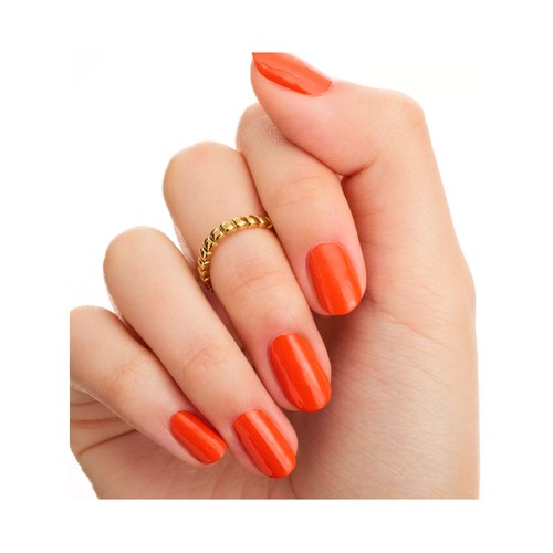 ESSENCE tono 81 Tropic like it´s hot (naranja brillante) Esmalte de uñas secado rápido.