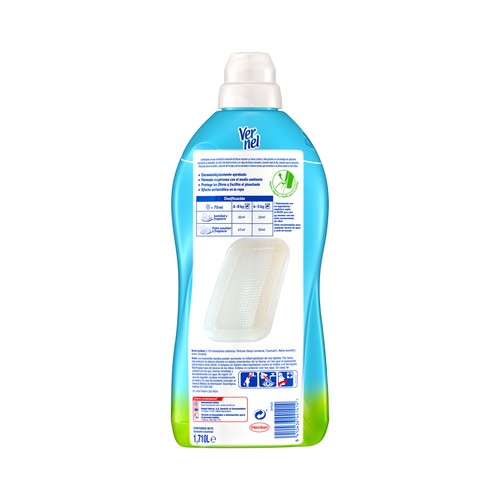 VERNEL Suavizante concentrado cielo azul VERNEL 95 lavados 1.710 ml.