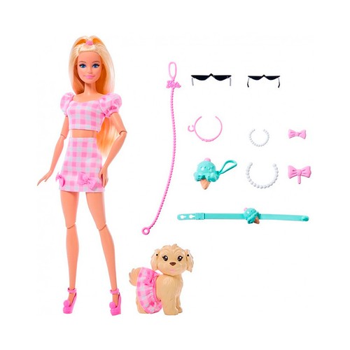 BARBIE Twinning  Looks Muñeca Rubia con Perro
