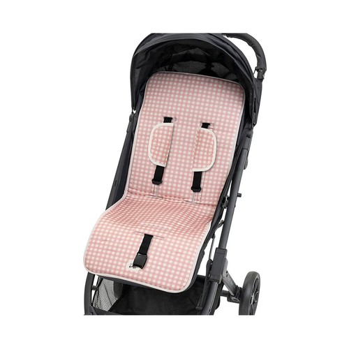 Colchoneta para silla de paseo universal Vichy Rosa INTERBABY.