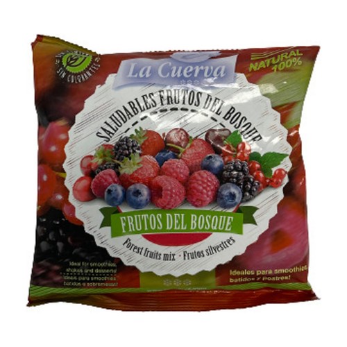 LA CUERVA Frutos del bosque de origen español, congelados y sin gluten LA CUERVA 300 g.