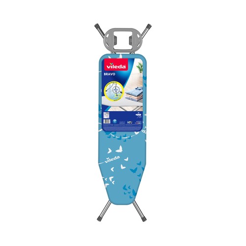 Tabla de planchar mediana, regulable en altura hasta 97cm, incluye funda, varios colores, Basic VILEDA.