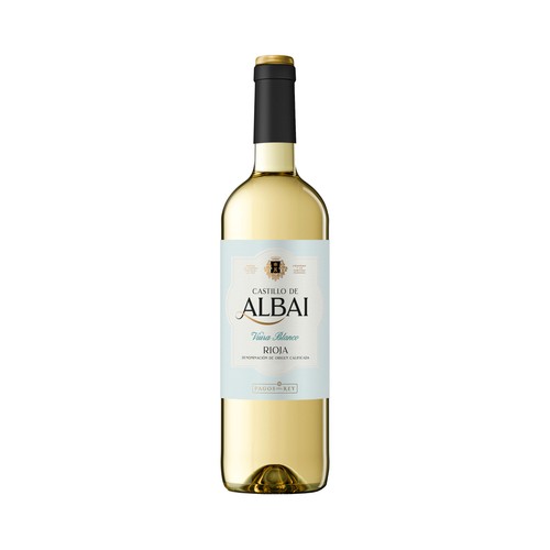 CASTILLO DE ALBAI Vino blanco con D.O. Ca Rioja botella 75 cl.