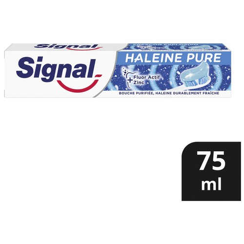 SIGNAL Frescor explosivo Pasta de dientes con acción blanqueante y frescor intenso 75 ml.