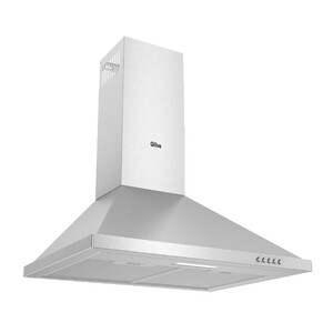 Imagen de Campana decorativa piramidal QILIVE Q.6931/600131930 INOX, capacidad extracción: 366 m3/h, velocidades: 2, motores: 1, H: 26cm, A: 63cm, F: 51cm.