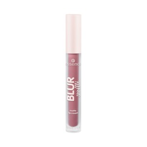 ESSENCE Blur soufflé tono 06 Pillow talking malva frío Crema labial mate, acabado suave y difuminado.
