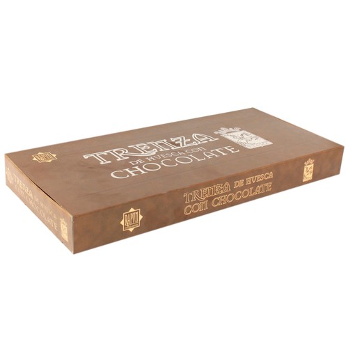 Trenza de Huesca con chocolate, 450g.