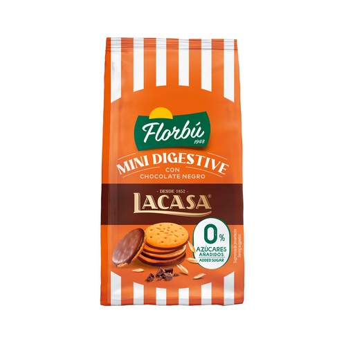 FLORBÚ Mini galleta digestive Lacasa 80 g. 