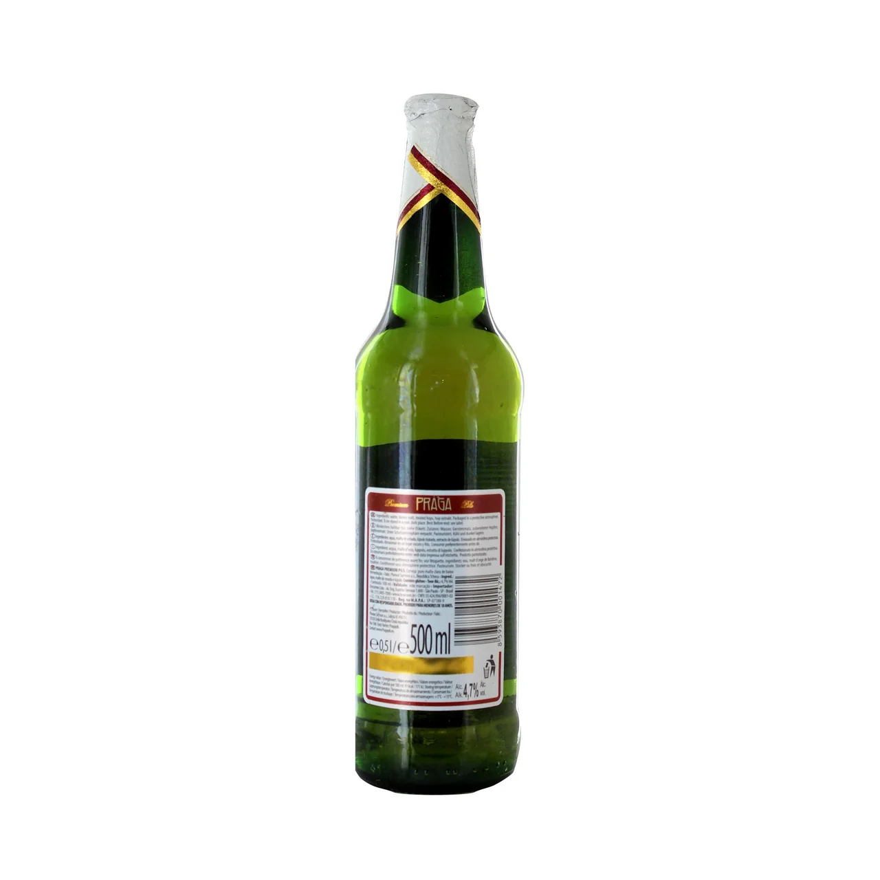 Cerveza Checa rubia de importación 50 cl.