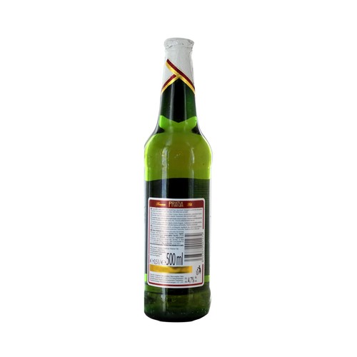 PRAGA Cerveza Checa rubia de importación 50 cl.
