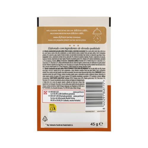 PURINA GOURMET Sopa de pollo para gatos con pollo 45gr
