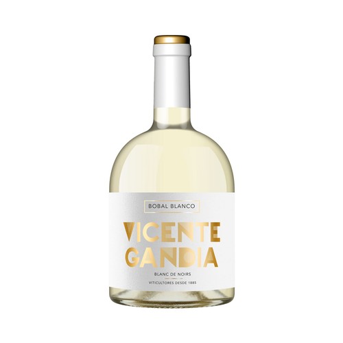 VICENTE GANDIA Vino blanco Bobal con D.O.P. Utiel - Requena botella 75 cl.