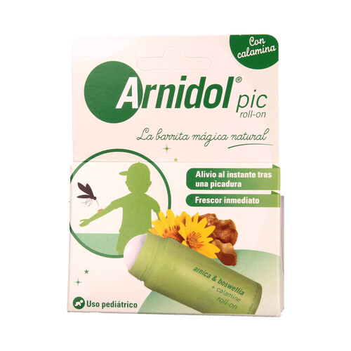 ARNIDOL Stick para picaduras, alivio inmediato de la piel de los más pequeños tras una picadura de mosquito tigre y otros insectos 15 g.