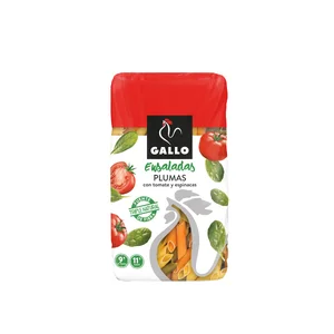 GALLO Pasta pluma vegetales 450 g.