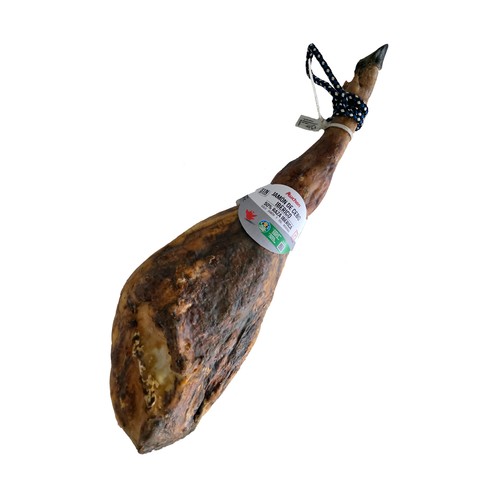 ALCAMPO CULTIVAMOS LO BUENO  Jamón de cebo ibérico (50% raza ibérica)  pieza de 8,5 a 9 kilos (peso aproximado).