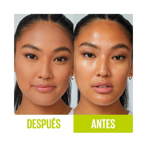 MAYBELLINE Super stay híbrido 24h  tono 48  Base de maquillaje en polvo de alta cobertura, acabado mate .