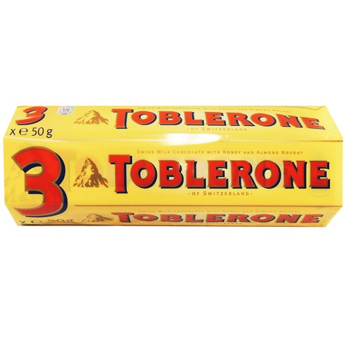 TOBLERONE Chocolatina 3 uds. de 50 g.